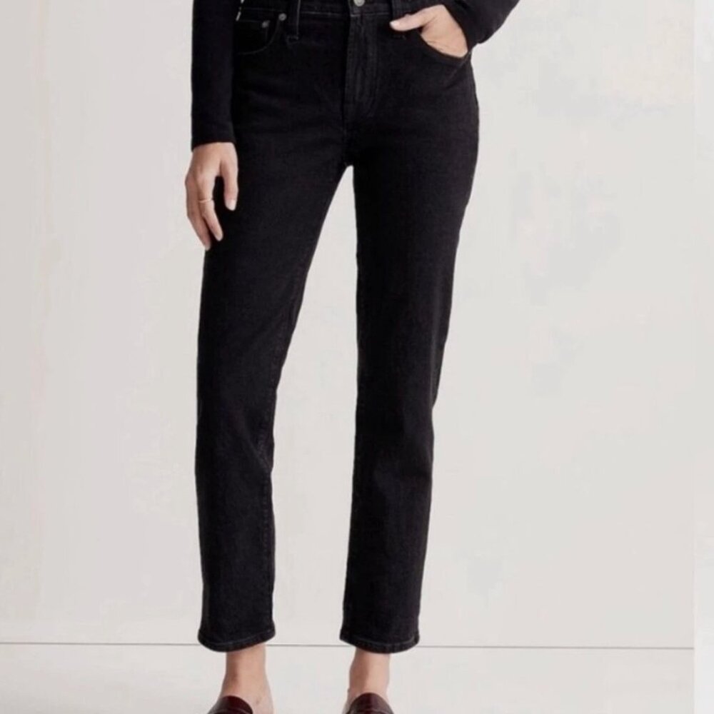 Madewell Black Mid-Rise Perfect Vintage Jeans